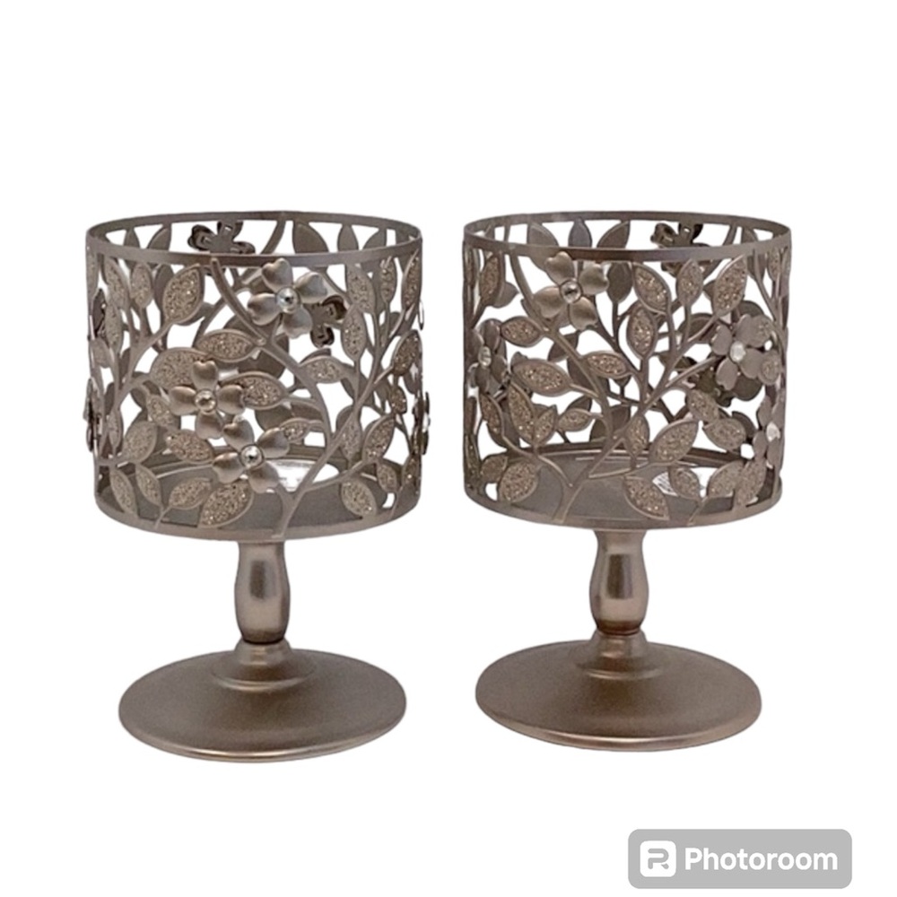 🦄 Pair of Bath & Body Works Candle Holders